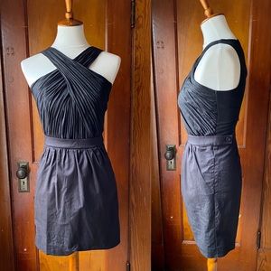 Armani Pleated Halter Neck Dress